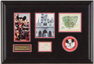 オークション情報 スーパースターコレクション オートグラフ ウォルト ディズニー Autograph Walt Disney ｍａネットショップ